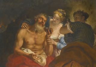 Niccolò Cassana - Lot And His Daughters