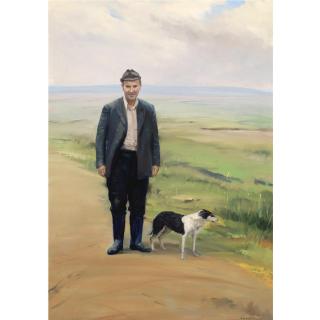 Niccolo D\'Ardia Caracciolo, R.H.A. - The Turfcutter And His Dog