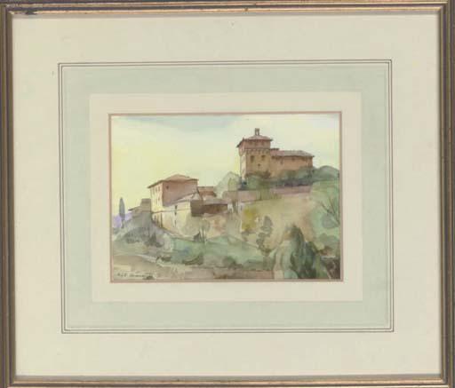 Niccolo d\'Ardia Caracciolo - View of Pienza, Italy
