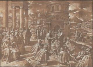 Niccoló dell\'Abate - The funeral of Mausolus, King of Halicarnassus