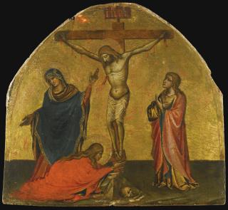 Niccolò Di Pietro Gerini - Christ On The Cross With The Virgin, Saints John And Mary Magdalene