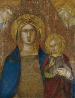 Niccolò Di Ser Sozzo Tegliacci - Madonna And Child With Two Angels