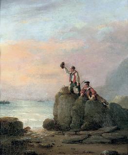 Nicholas Condy - Waiting for the returning fishing fleet