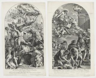 Nicholas Dorigny - St. Sebastians martyrium; St. Petronilles gravsättning. (2)