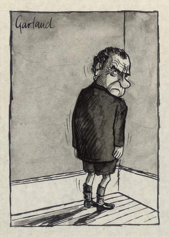 Nicholas Garland - Nixon in a corner