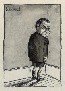 Nicholas Garland - Nixon in a corner