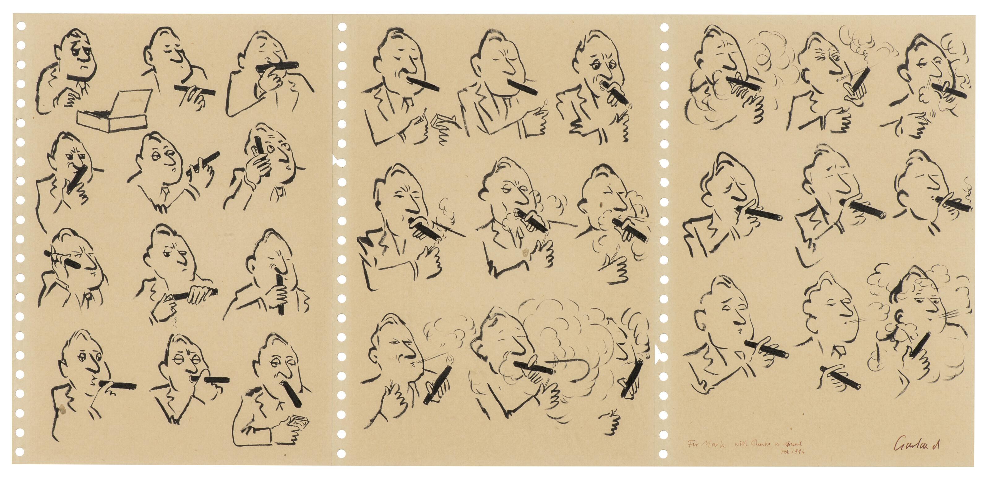 Nicholas Garland - Portrait Sketches