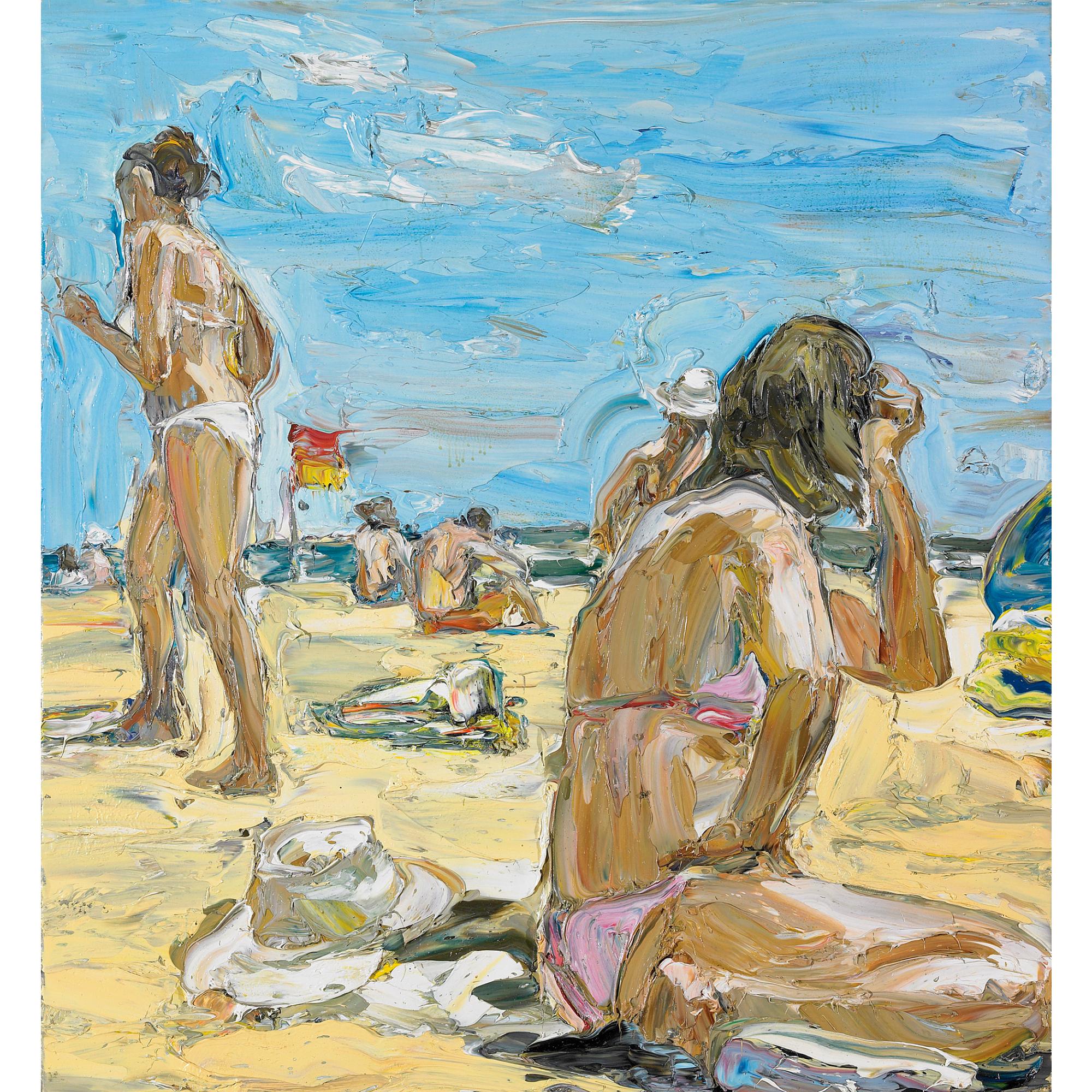 Nicholas Harding - Australian beach Life (Flag And Figure)