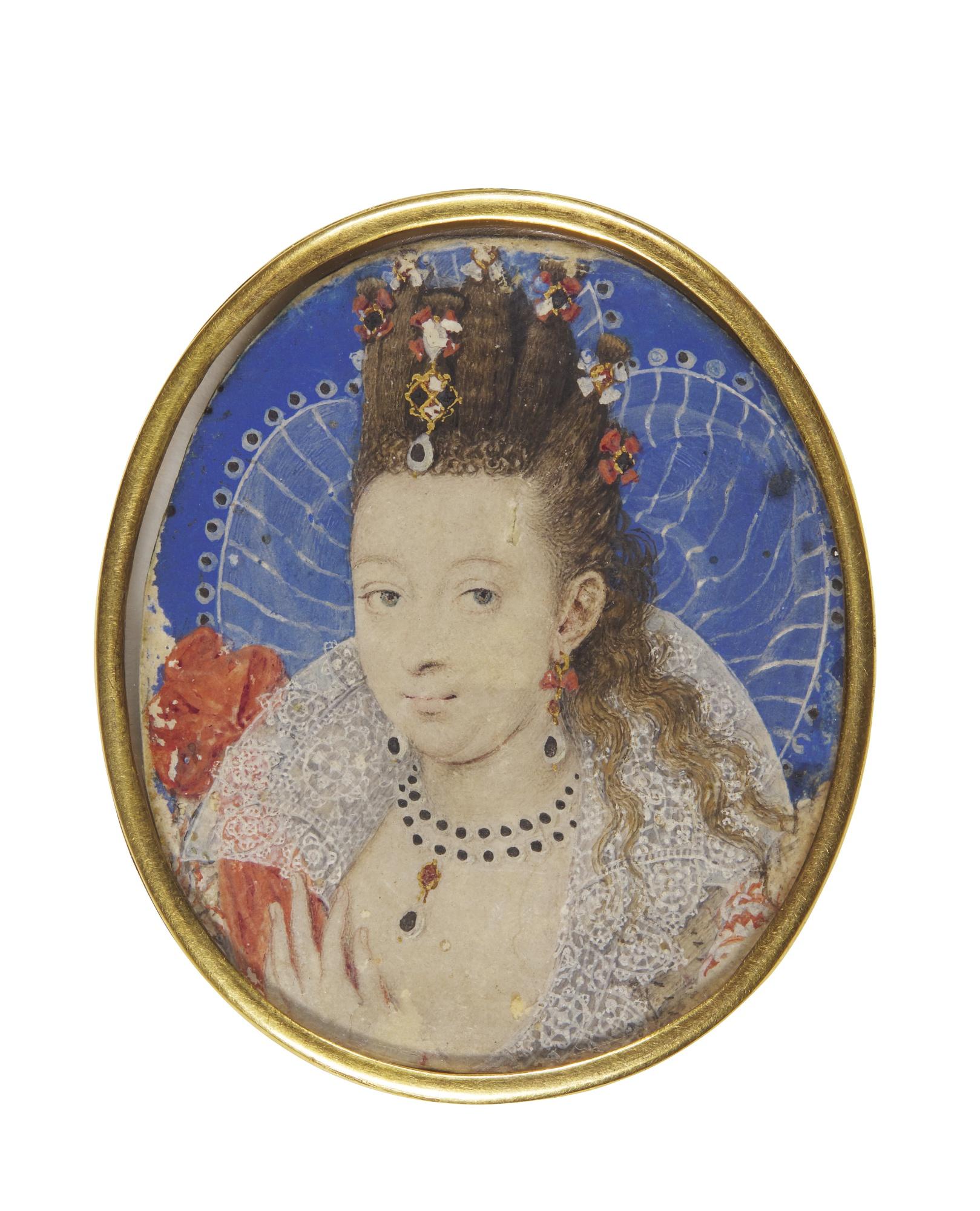 Nicholas Hilliard - Portrait Of A Lady, Circa 1605