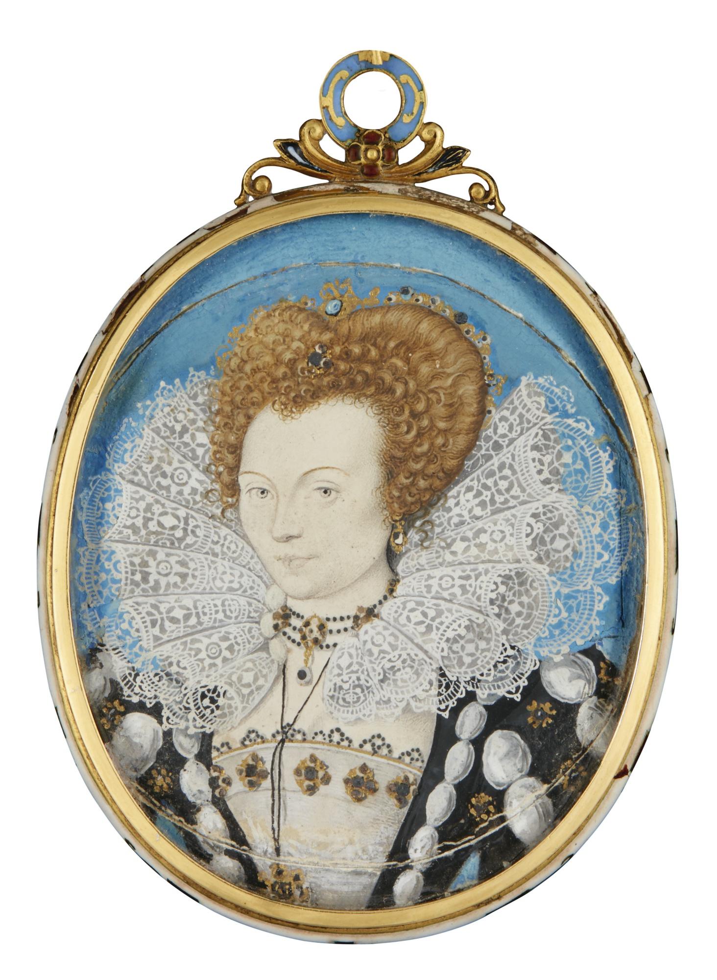 Nicholas Hilliard - Portrait Of A Lady, Traditionally Identified As Queen Elizabeth I, Circa 1590