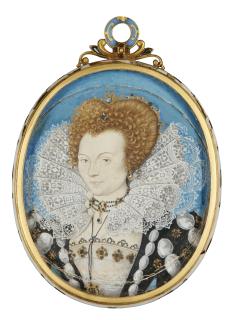 Nicholas Hilliard - Portrait Of A Lady, Traditionally Identified As Queen Elizabeth I, Circa 1590