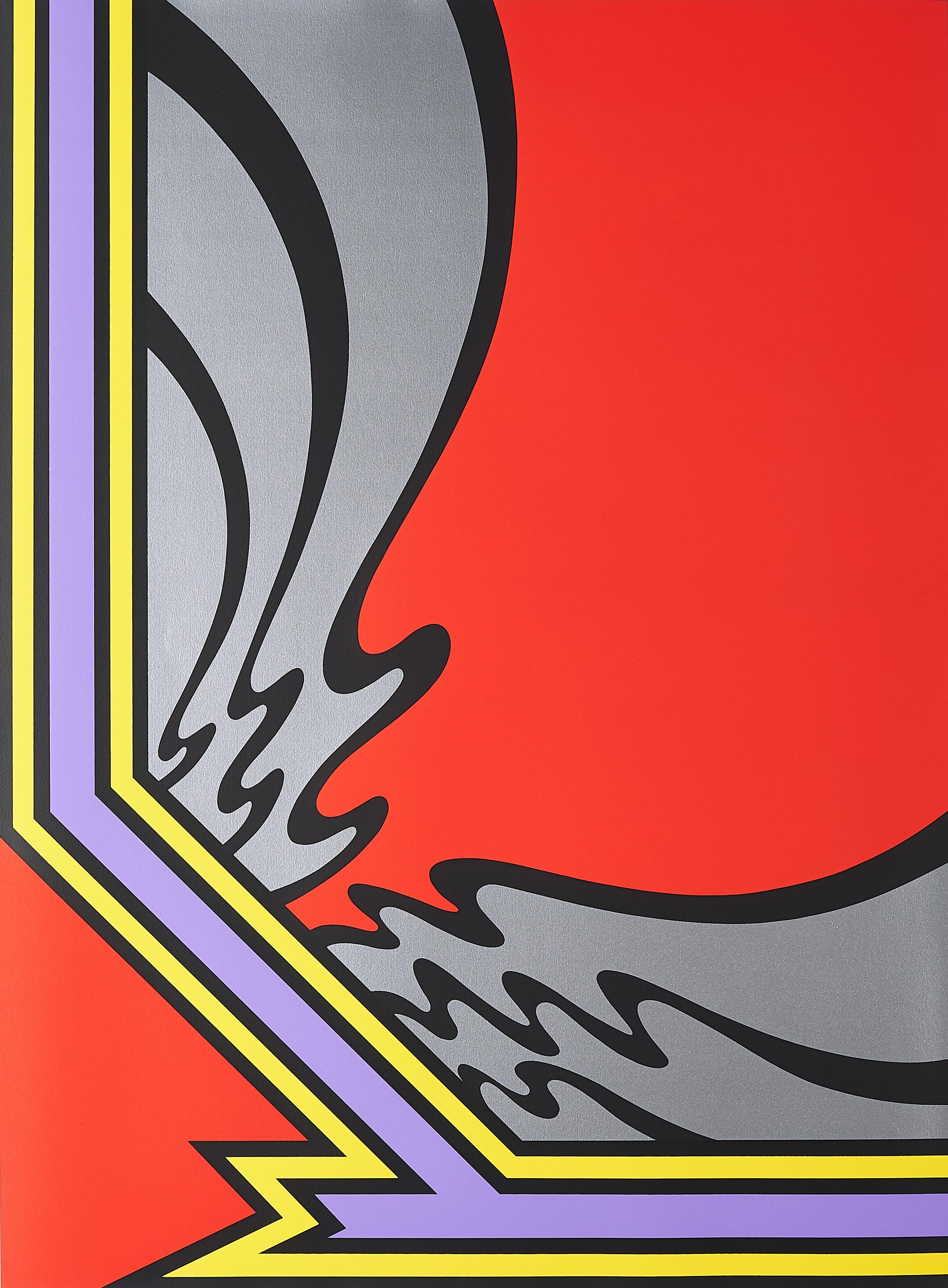 Nicholas Krushenick - Aus: Hommage à Picasso.