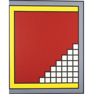 Nicholas Krushenick - Black Satin