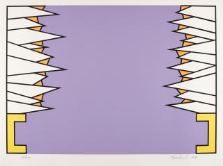 Nicholas Krushenick - Over The Rainbow; North End 2 Works