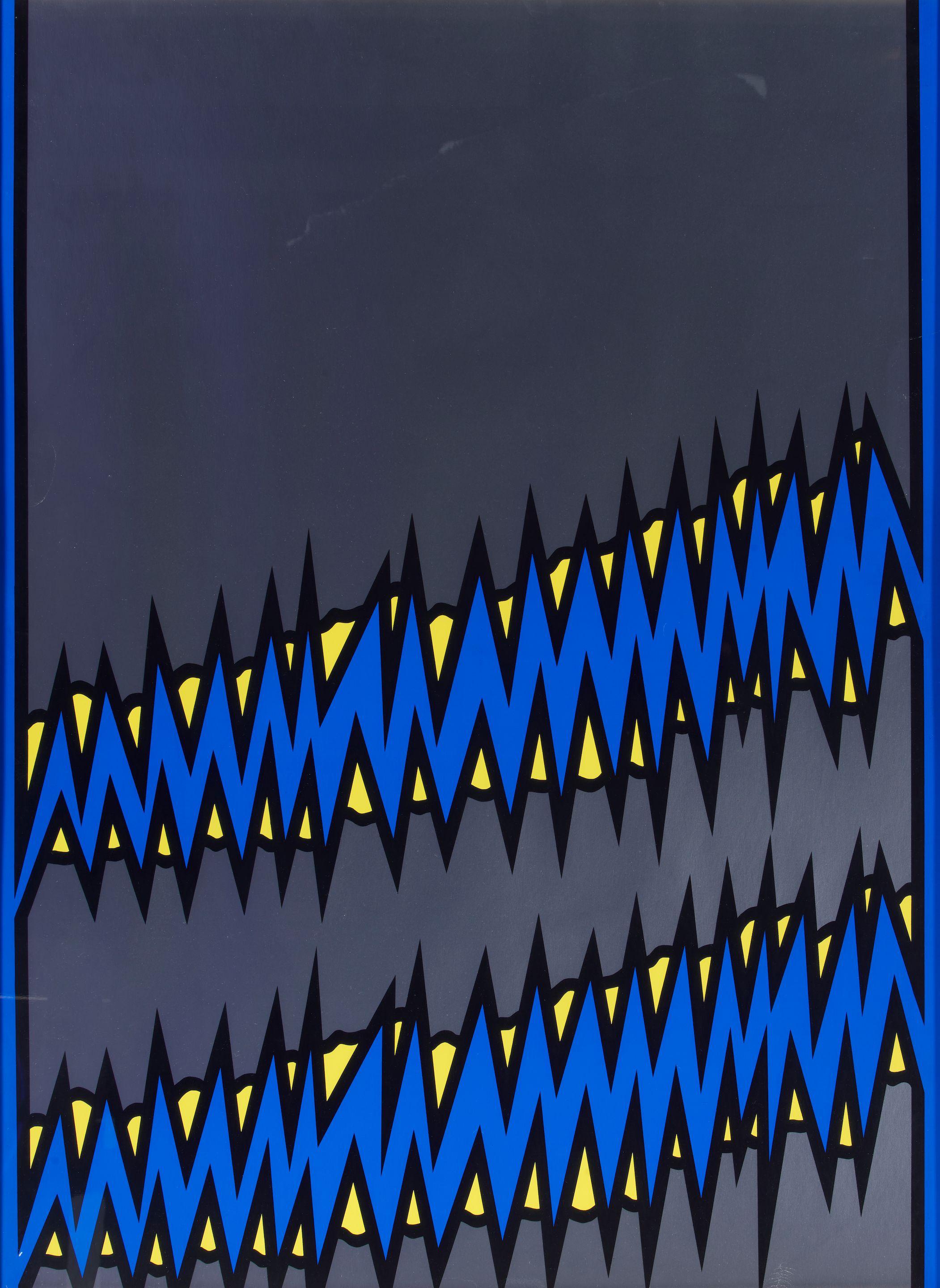 Nicholas Krushenick - Untitled, 1971