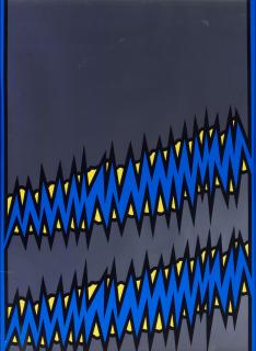 Nicholas Krushenick - Untitled, 1971