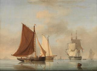 Nicholas Matthew Condy - A busy shipping scene in Plymouth Sound