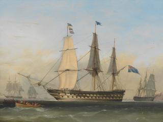 Nicholas Matthew Condy - HMS Canopus off the coast