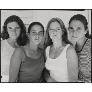 Nicholas Nixon - \'Heather Brown, Missi Brown, Bebe Brown Nixon And Laurie Brown\', Harwich Port, Massachusetts, 1978