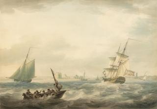 Nicholas Pocock - Calshot Castle from the South East