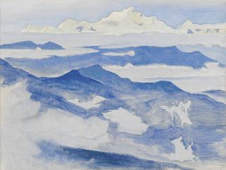 Nicholas Roerich - Evening, from the Himalayan series