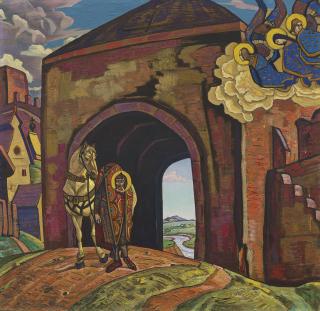 Nicholas Roerich - St Mercurius of Smolensk