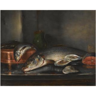 Nicholas Vokos - Greek Still Life With Fish