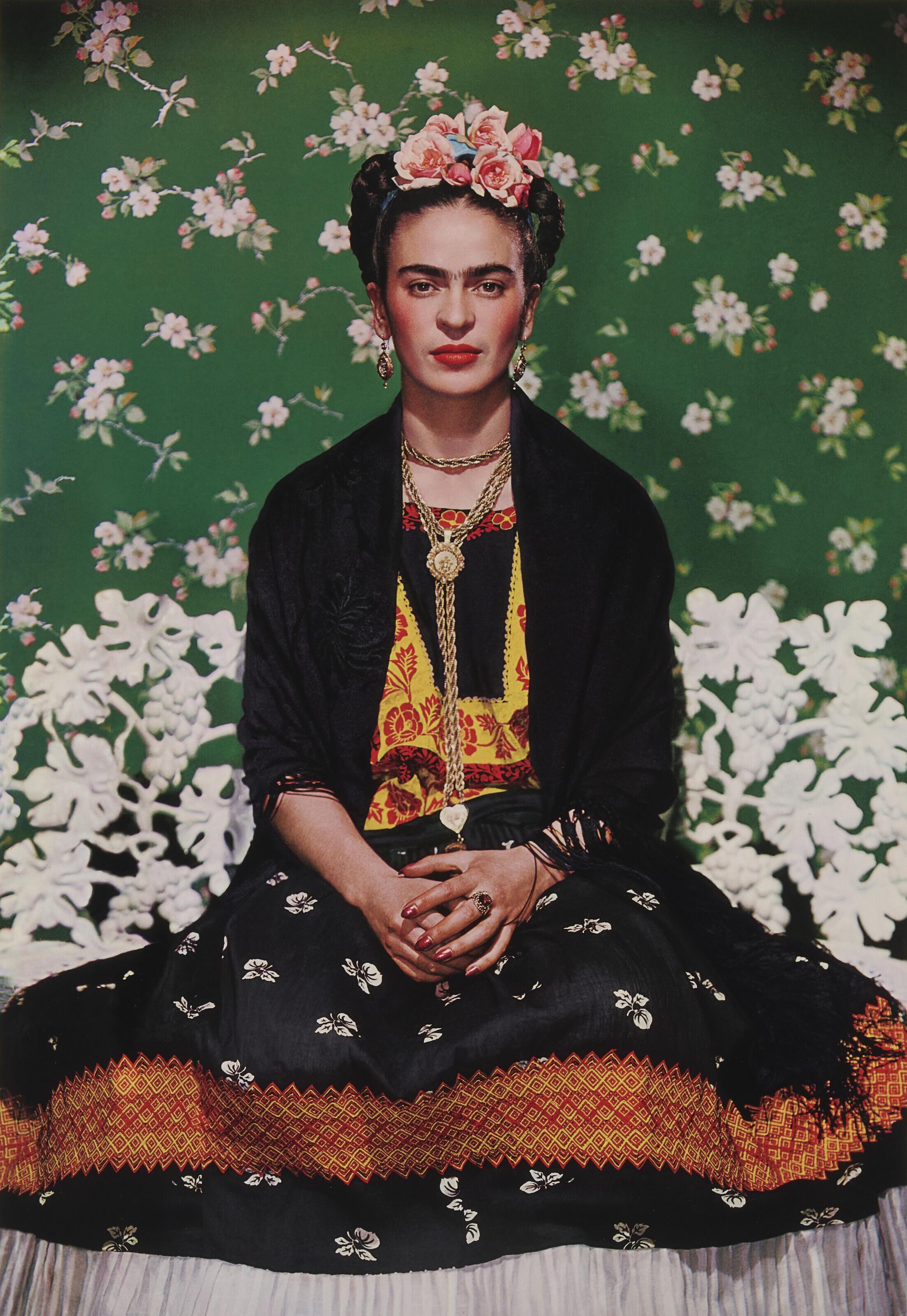 Nickolas Muray - Frida Kahlo on Bench, 1939