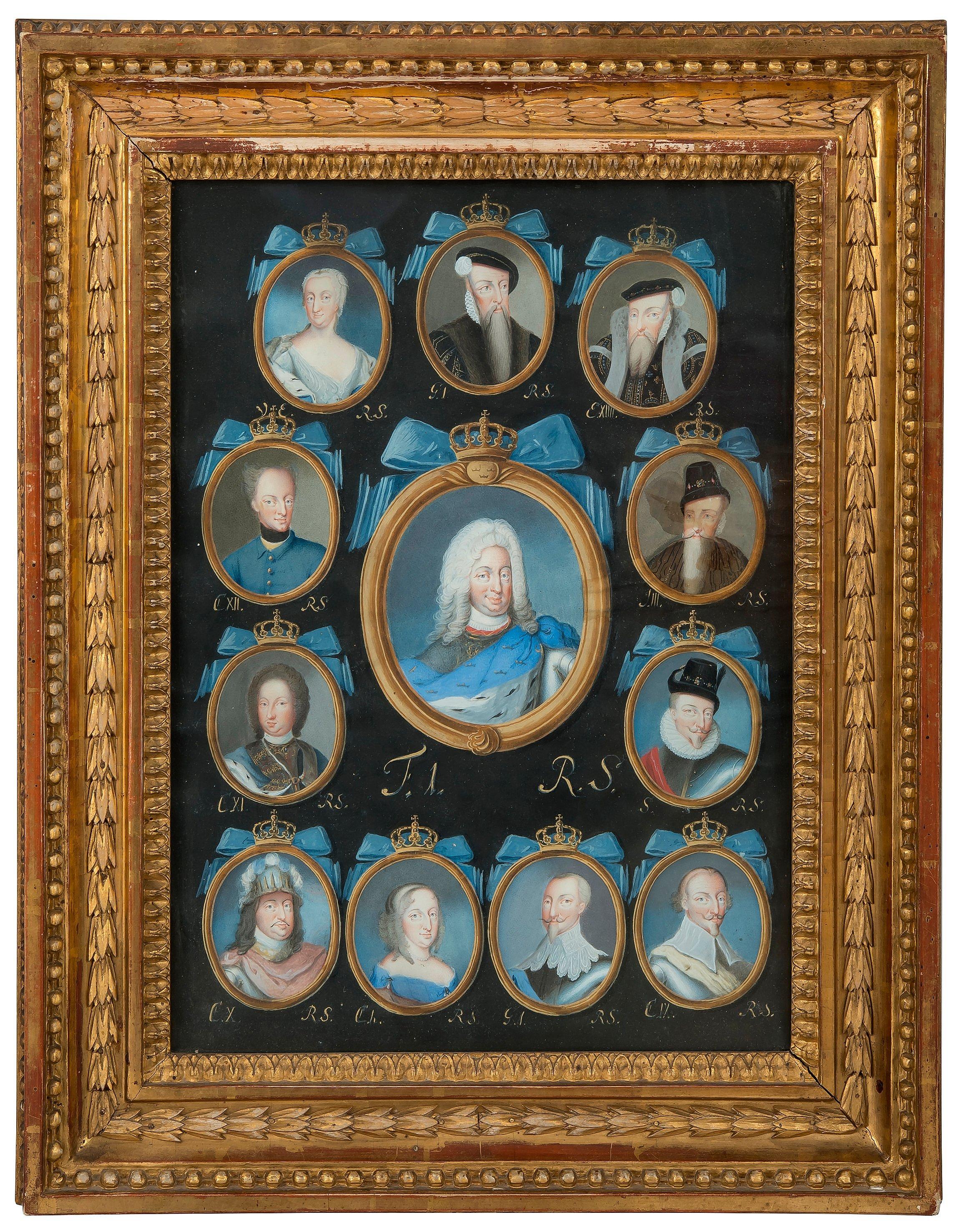 Niclas Lafrensen d.ä. - Monarchs and Regents of Sweden - King Fredrik I