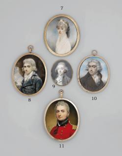 Niclas Lafrensen - A young gentleman, in brown coat with white waistcoat and frilled cravat, powdered hair