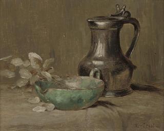 Nico Cevat - Still life with tankard