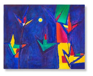 Nicola De Maria - Angeli e sentimenti invernali dipinti