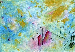 Nicola de Maria - Landschaft mit Kirche