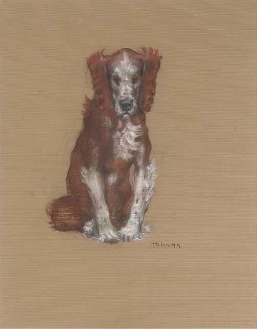 Nicola Hicks - Seated dog