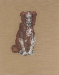 Nicola Hicks - Seated dog