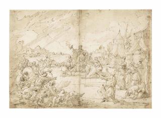 Nicola Malinconico - Aaron and the punishment of Korah