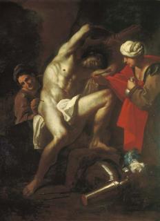 Nicola Malinconico - San Sebastiano curato dalle pie donne