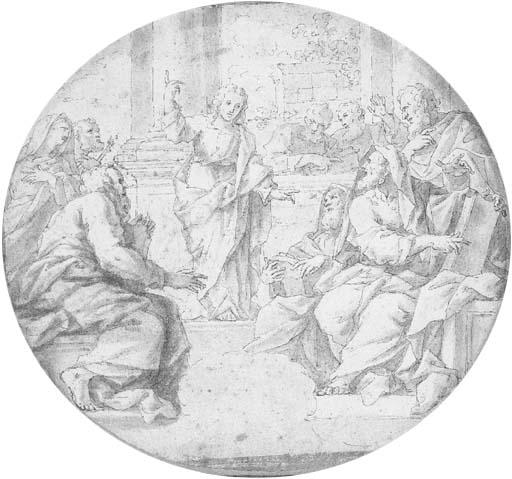 Nicola Maria Rossi - Le Christ au Temple