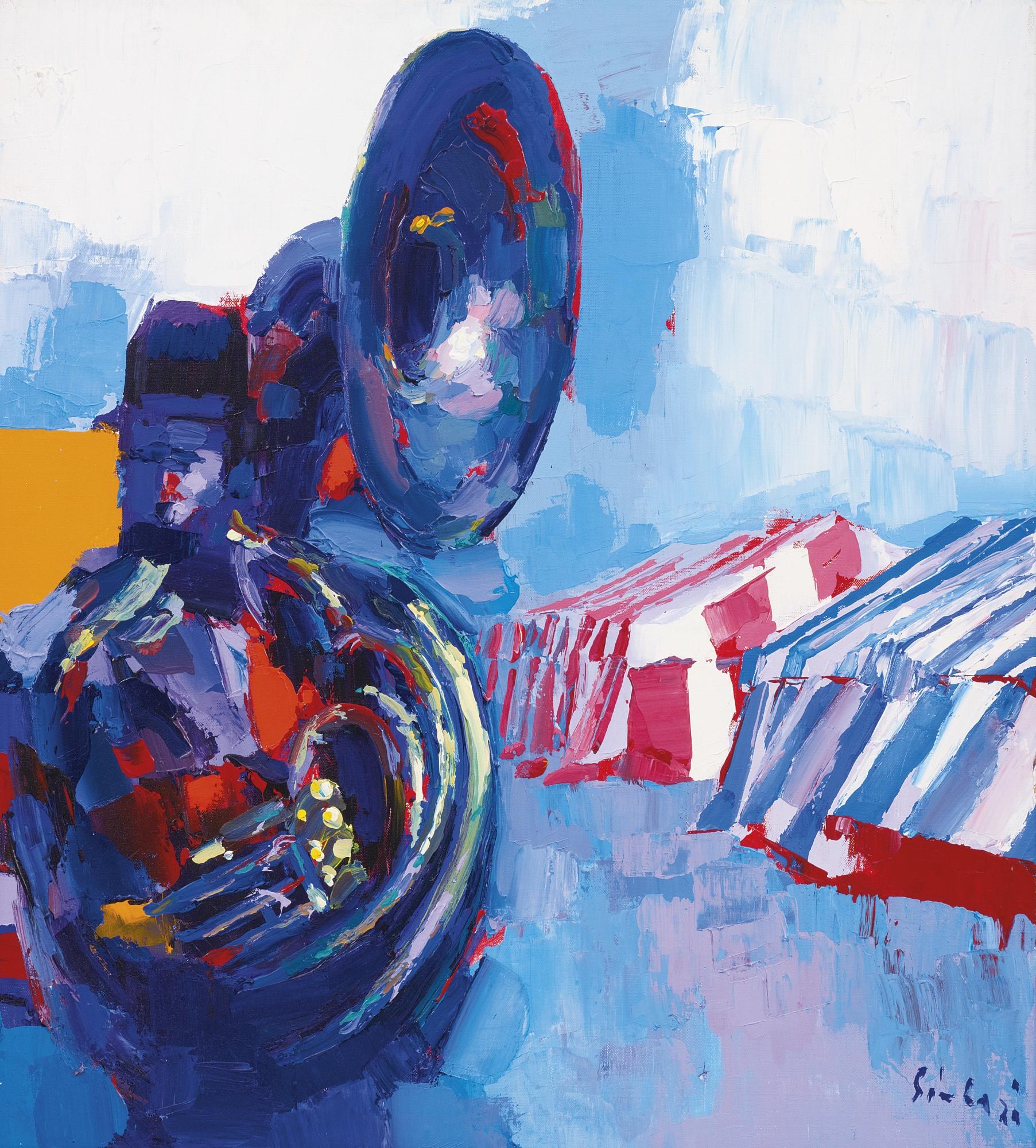 Nicola Simbari - Clown Blu 