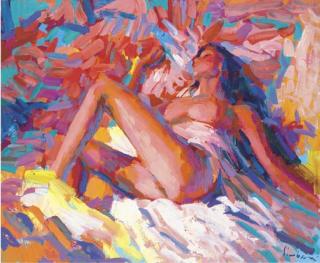 Nicola Simbari - Reclining Nude