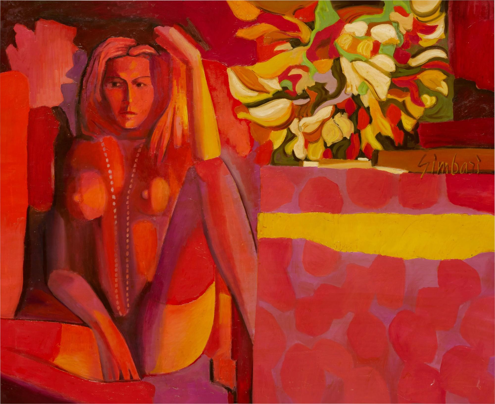 Nicola Simbari - Red Nude