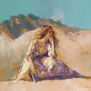 Nicola Simbari - Woman in the dunes