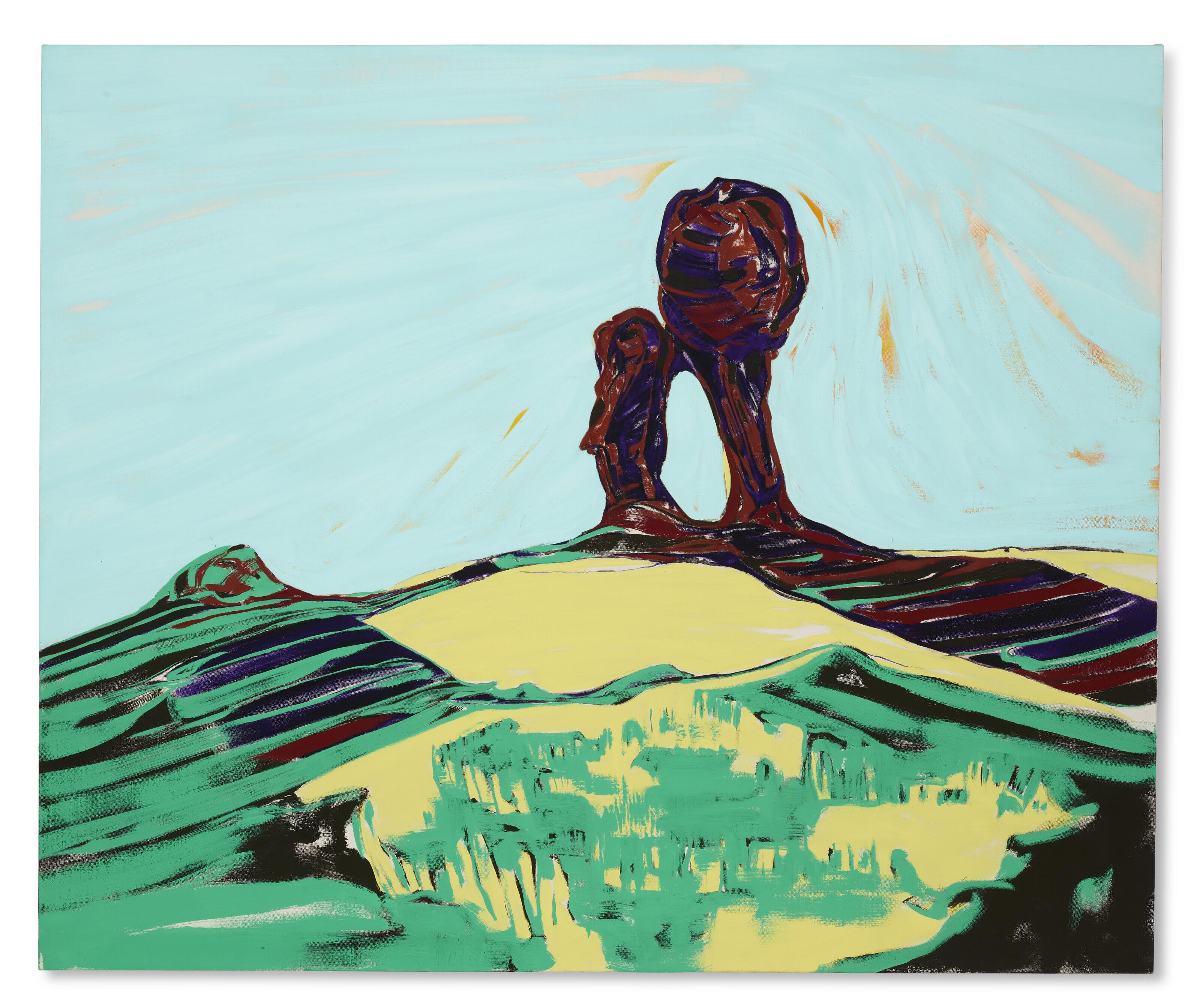 Nicola Tyson - Landscape Contemplating Itself