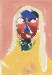 Nicola Tyson - Portrait Head #6