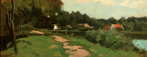 Nicolaas Bastert - A rest along the river