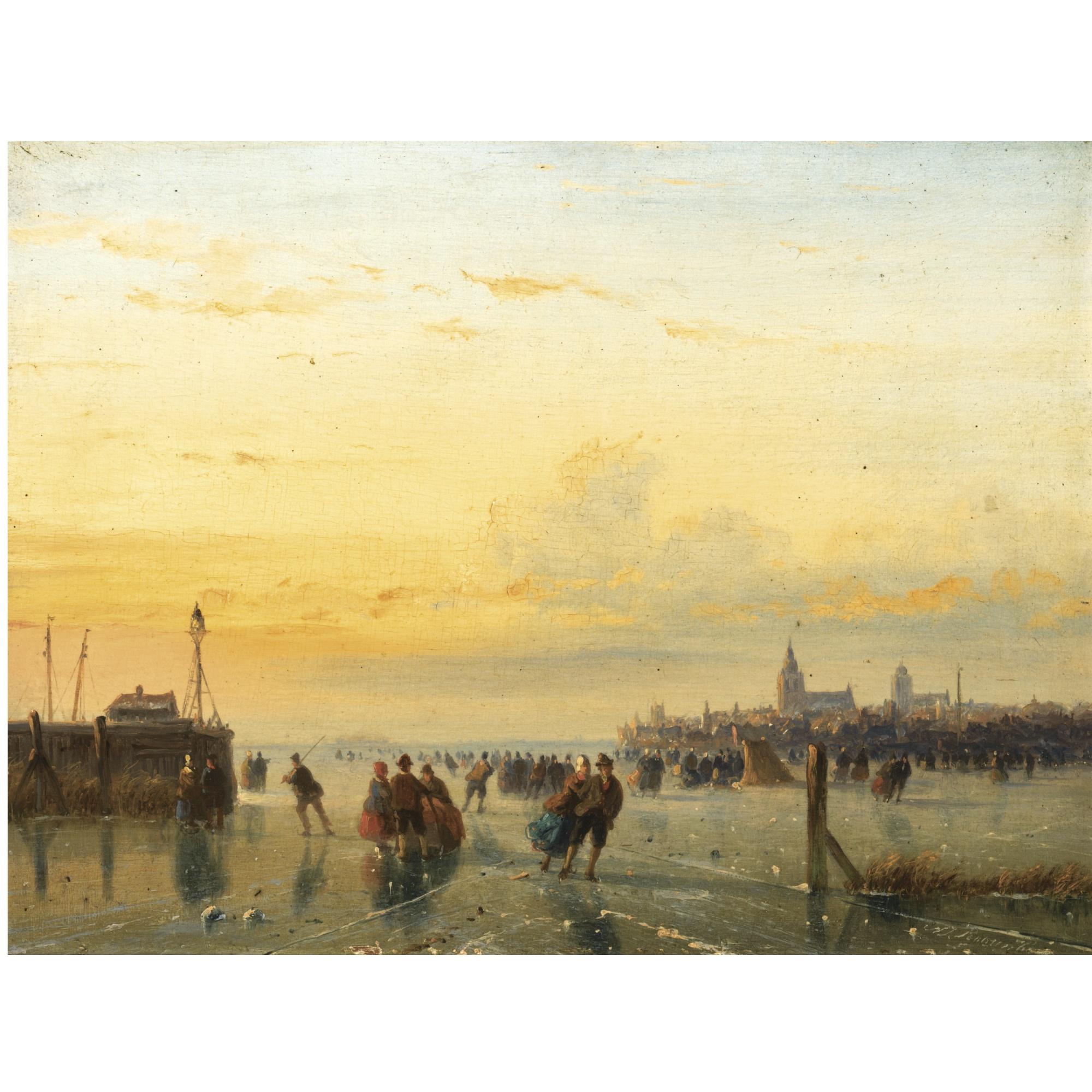 Nicolaas Johannes Roosenboom - Dutch numerous Skaters Near A Town