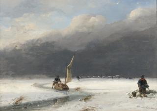 Nicolaas Johannes Roosenboom - Ice sailing