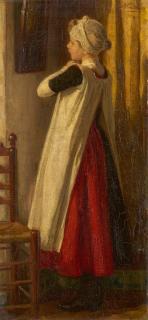 Nicolaas Van Der Waay - Mädchen vorm Spiegel.