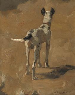 Nicolaas van der Waay - Studie van een hond
