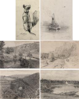 Nicolaas Van Der Waay - Study of a dog